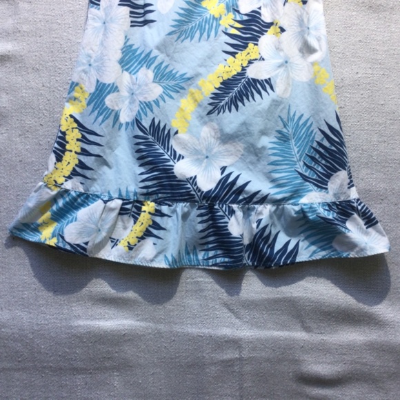 Roxy blue/white/yellow cotton dress size small - Picture 2 of 10